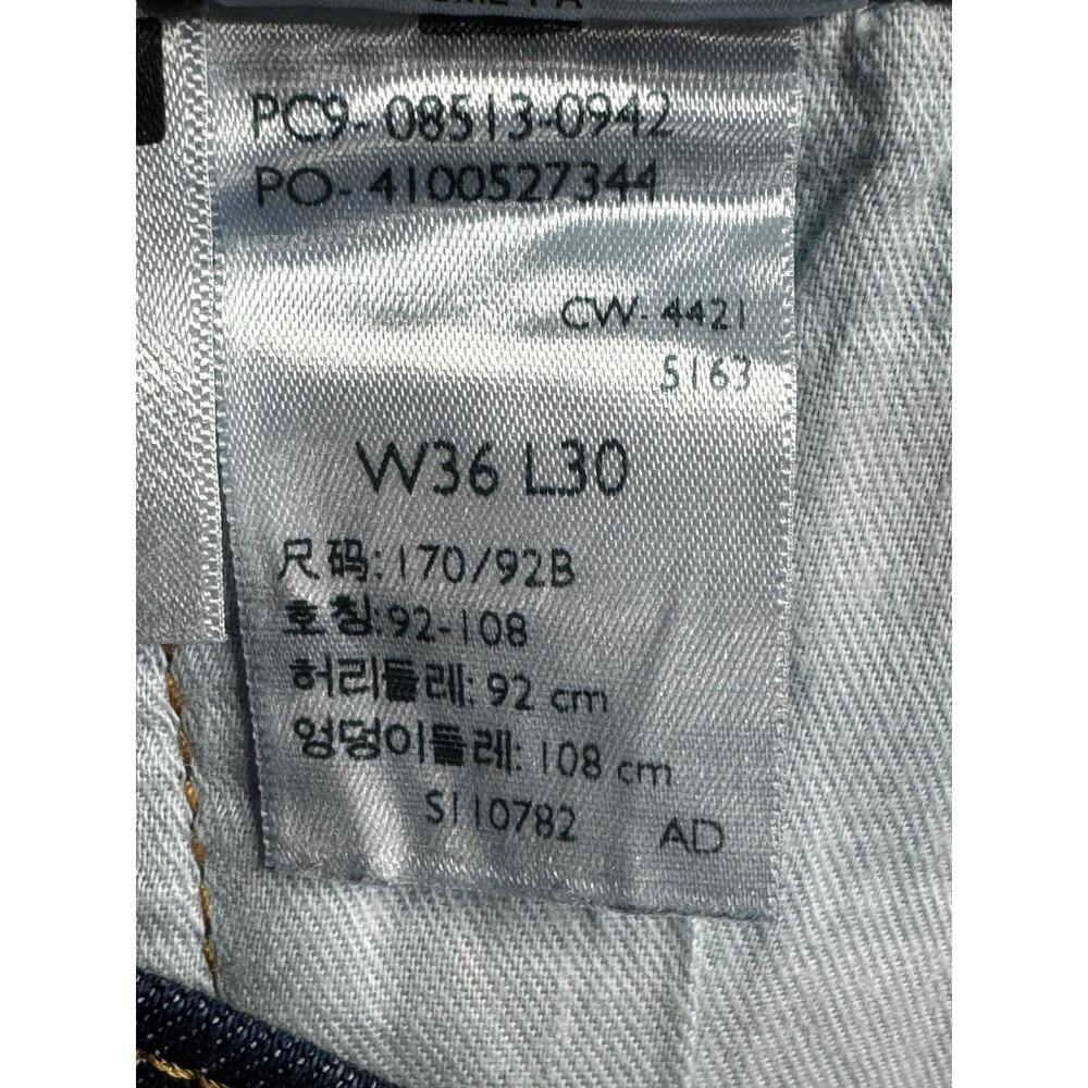 Levi's‎ 513 Men's Slim Straight Leg Blue Denim Jeans - Size 36x30 (36x31) - Picture 6 of 6